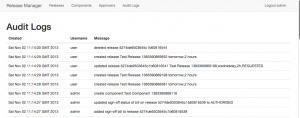 Audit Log