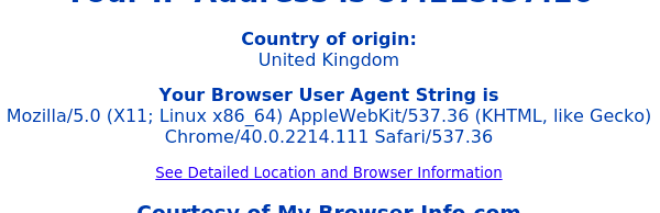 Screenshot Chrome